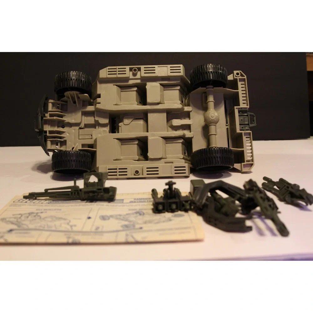 GI JOE Vintage Hammer Attack Jeep 1989 #6369 Incomplete For Parts o Restoration